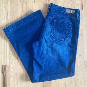 Levi's Demi Curve Classic Wide Leg Jeans 12 Short